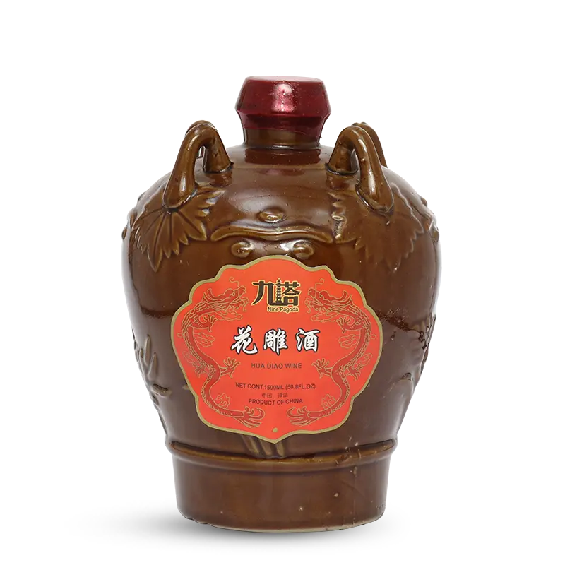 1,5 l vina Shaoxing Hua Diao v kozarcu